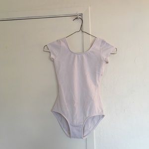 White dance leotard / bodysuit